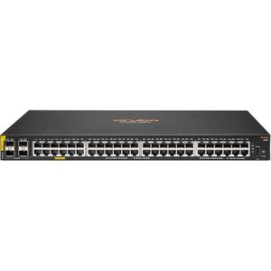 HPE Aruba 6000 48G Klasse4 Poe (48 ports), Netwerkschakelaar, Zwart
