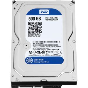 WD Blue 5000AAKX - Harde schijf - 500 GB - intern - 3,5"" (8,9 cm) (0.50 TB, 3.5""), Harde schijf