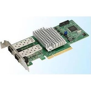 Supermicro AOC-S25G-b2S Interface Kaart/Adapter Ingebouwde PCIe (PCIe), Netwerkkaarten, Groen