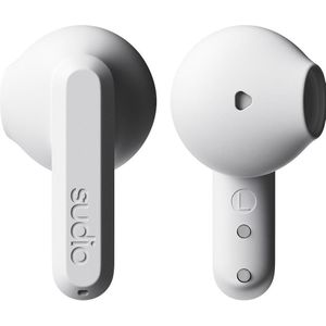 Sudio Hoofdtelefoon A3 Wit In-Ear True Wireless (25 h, Draadloze), Koptelefoon, Wit