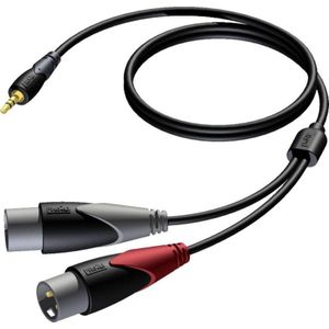 Procab Kabelis Procab Jack 3,5 mm - XLR x2 3m juoda (CLA712/3) (3 m), Audiokabel