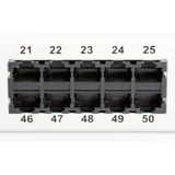 Digitus - CAT 3 ISDN Patchpaneel - Grijs - 50-poorts RJ45 - Rackmontage