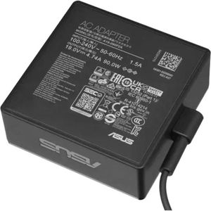 ASUS AC Adapter 90W / 19V / 4.74A / 4.5mm / 3Pin (90 W), Voeding voor notebooks