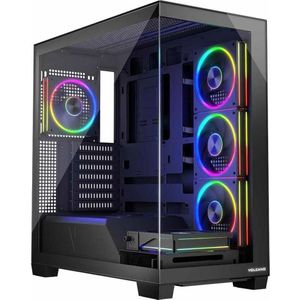 Modecom - Volcano Stellar ARGB - PC Behuizing - Zwart - Gehard Glas