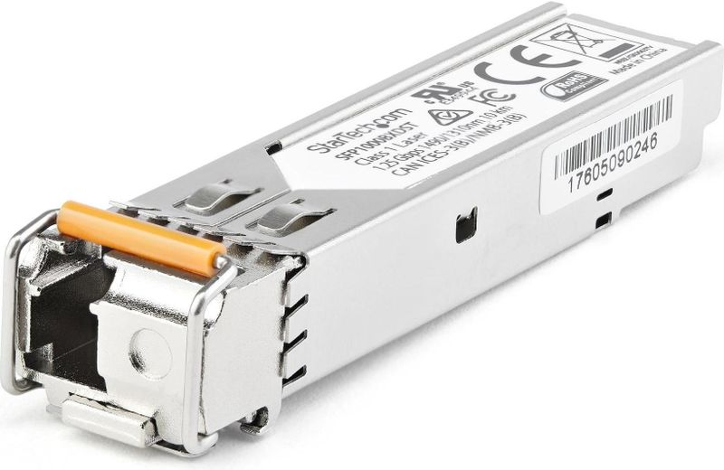 StarTech - SFP-1G-BX10-D - Zendontvanger - Zilver - 1 Gbit/s - Single Mode - 10 km