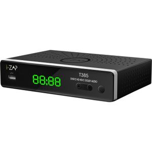 Zap T385 (DVB-T, DVB-T2), TV-ontvanger, Zwart