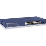 Netgear - GS724TPv2 - Netwerkschakelaar - Blauw - 24 Poorten - PoE+