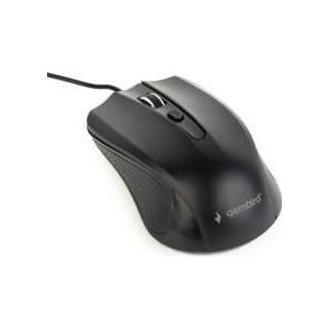 Gembird Computer mouse MUS-4B-01L Wired optical mouse, USB, black, 1.8m cable (Bedraad), Muis, Zwart