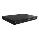LevelOne FGP-2831 netwerk-switch Unmanaged Fast Ethernet (10/100) Power over Ethernet (PoE) 1U Zwart