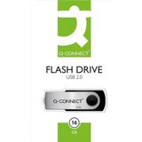 Q-CONNECT - USB Stick - Zwart - 16 GB - USB 2.0