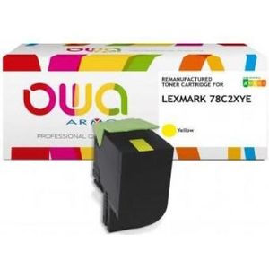 Armor OWA, Toner, OWA Toner compatibel met Lexmark 78C2XY0 geel (5.000 p.) (Y)