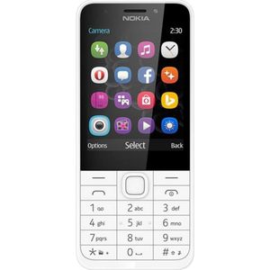 Nokia 230 2G (2.80"", 16 MB, 2 Mpx, 2G), Sleutel mobiele telefoon, Zilver