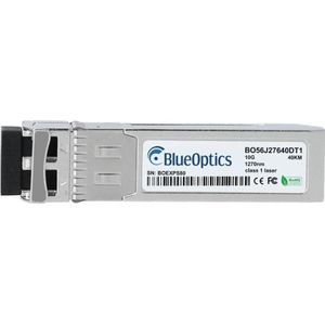 BlueOptics SFP+ Transceiver 1270nm-1450nm 10GBASE-CWDM 40KM industrial, Zendontvangers, Zilver
