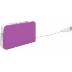 Approx APPHT4 (USB-A, 4 ports), Docking station + USB-hub, Veelkleurig