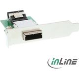 InLine - SAS Bezel - Adapter - Zwart - Externe 26-pins Mini SAS naar interne 36-pins Mini SAS