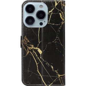 Cover-Discount iPhone 16 Pro Max - Hoesje met marmermotief (iPhone 16 Pro Max), Smartphonehoes, Zwart