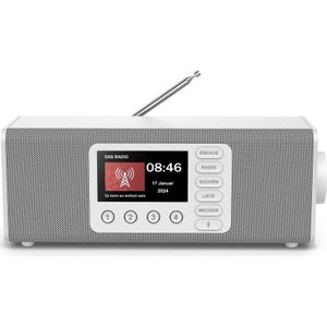 Hama DR2002 (DAB+, DAB, FM, Bluetooth), Radio, Wit