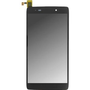 OEM Beeldscherm voor Alcatel Idol 3 4,7 inch zwart (Scherm, Alcatel Idol 3), Onderdelen voor mobiele apparaten, Zwart