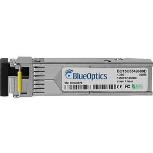 BlueOptics Bidi SFP Zendontvanger 1000BASE-BX-D 80KM, Zendontvangers, Zilver