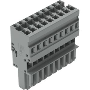 10x Wago 1-draads vrouwelijke multipoint connector, Elektronica benodigdheden + Behuizing, Grijs