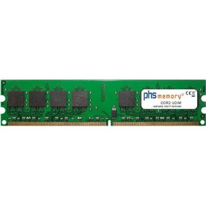 PHS-memory 2GB RAM-geheugen DDR2 UDIMM 667MHz PC2-5300U 240 Pin DIMM 1,8 Volt, RAM Modelspecifiek