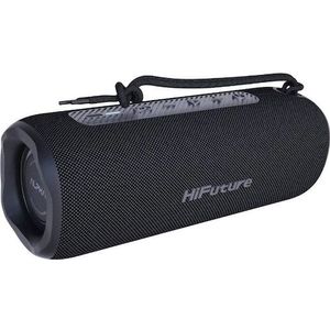 HiFuture Luidspreker Alpha Bluetooth (zwart) (12 h, Werkt op batterijen), Bluetooth luidspreker, Zwart