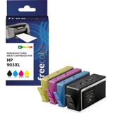 Freecolor - Inkt 903 XL Multipack - Kleur - Hoge Capaciteit - Geschikt voor HP