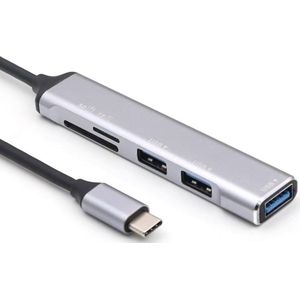 PowerGuard 3-Fach (USB-C, 3 Havens), Docking station + USB-hub, Grijs