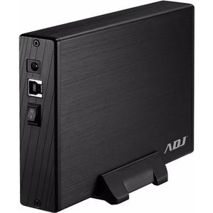 ADJ BOX 3,5"" SATA NAAR USB 3.0 MAX 8TB BK AH612 BOX SLIM CASE ALLUMINIO ADJ, Harddisk behuizing