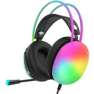 Inca Gamingheadset IGK-X8S 7.1, USB, RGB LED, zwart (Bedraad), Gaming headset, Zwart