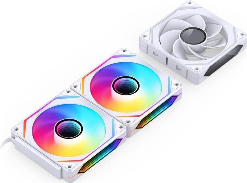 Reverse Blade - Computerkoeling - Wit - RGB Verlichting