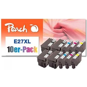 Peach 0F319986 inktcartridge 10 stuk(s) Zwart, Cyaan, Magenta, Geel