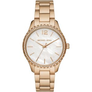 Michael Kors, Horloge, Layton, Goud, (Analoog horloge, 38 mm)