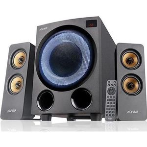 Fenda F&D F770X luidsprekerset Zwart 2.1 kanalen, PC-luidspreker, Zwart