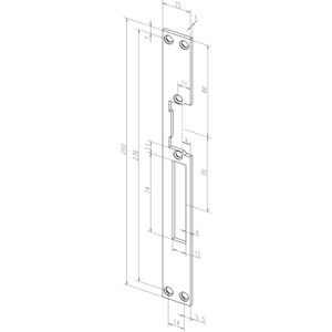 Assa Abloy FF SLAGPLAAT 264 -------26402-01 GRIJS UNIVERSEEL, Telefoon