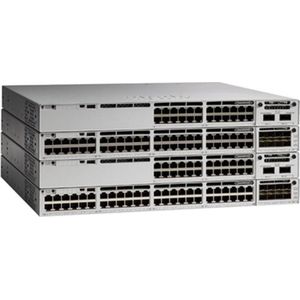 Cisco - Catalyst 9300X C9300X-24Y-E - Switch - Zilver - 24 Ethernet-poorten