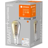 Ledvance - Smart+ Wifi Filament Edison - LED-lamp - Dimbaar - Wit