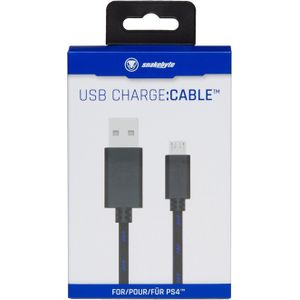 Snakebyte PS4 USB oplaadkabel (PS4), Accessoires voor spelcomputers, Blauw, Zwart