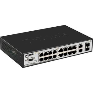 D-Link DES-3200-18 netwerk-switch Managed L2 1U Zwart