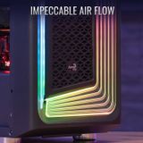 AeroCool - Go Midi Behuizing - Zwart - Gehard Glas - ARGB