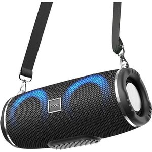 Hoco - Wireless Speaker Sports (HC12) - Bluetooth 5.0, Shoulder Strap, 10W - Black (2 h), Bluetooth luidspreker, Zwart