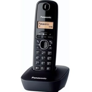 Panasonic KX-TG1611 (1.25"), Sleutel mobiele telefoon, Zwart