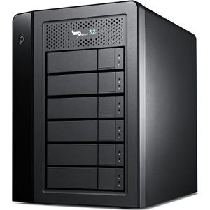Promise Pegasus32 R6, Netwerkopslag, Zwart