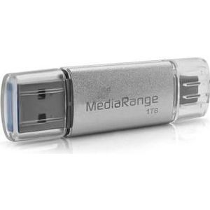 MediaRange - Combo-Stick - USB Type-C - Aluminium - 32GB