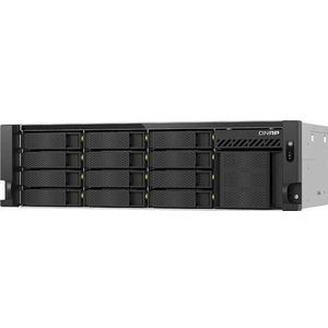 QNAP 3u Short-Depth Rackmount NAS, Netwerkopslag, Grijs