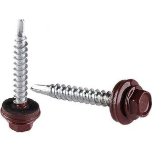 zz_ArchivedbyPCD_Bosch ZELFSCR 4,8X100/60WO+EMPD RAL8017 6ST, RAM Modelspecifiek, Bruin