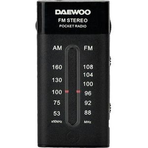Daewoo - DW1109 - Draagbare Radio - AM/FM - Inclusief Koptelefoon