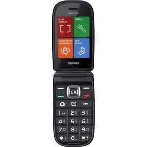 Brondi Raptor 2.8' Dual Sim Sneltoetsen (2.80", 1.30 Mpx), Sleutel mobiele telefoon, Blauw