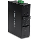 TRENDnet - TI-G162 - DIN-Rail Switch - Zwart - 16 Gigabit-poorten, 2 SFP-slots, IP30, -40° - 75°C