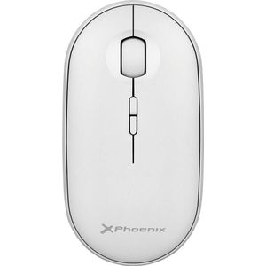 Draadloze optische muis Phoenix Wit 1600 dpi (1 Stuks)